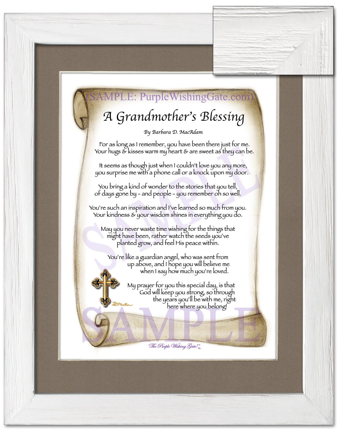 A Grandmother's Blessing - Gifts for Grandmother - PurpleWishingGate.com
