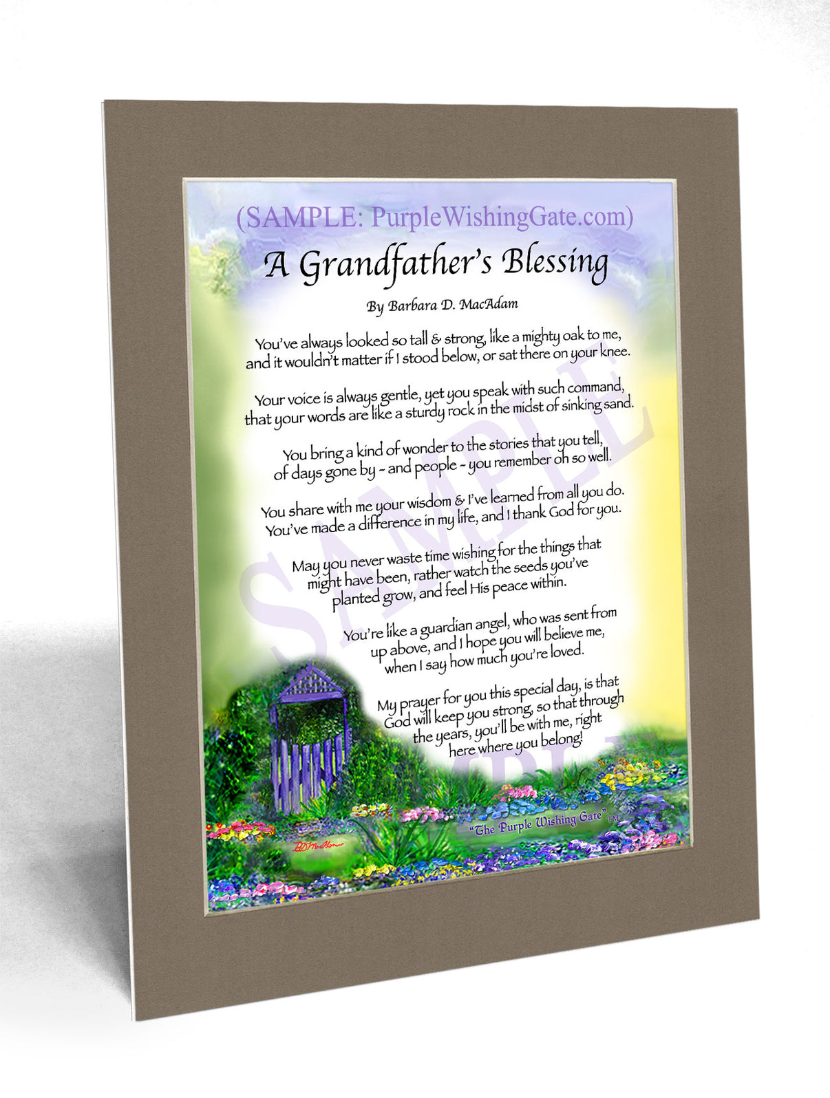 A Grandfather's Blessing - Grandfather's Gift - PurpleWishingGate.com