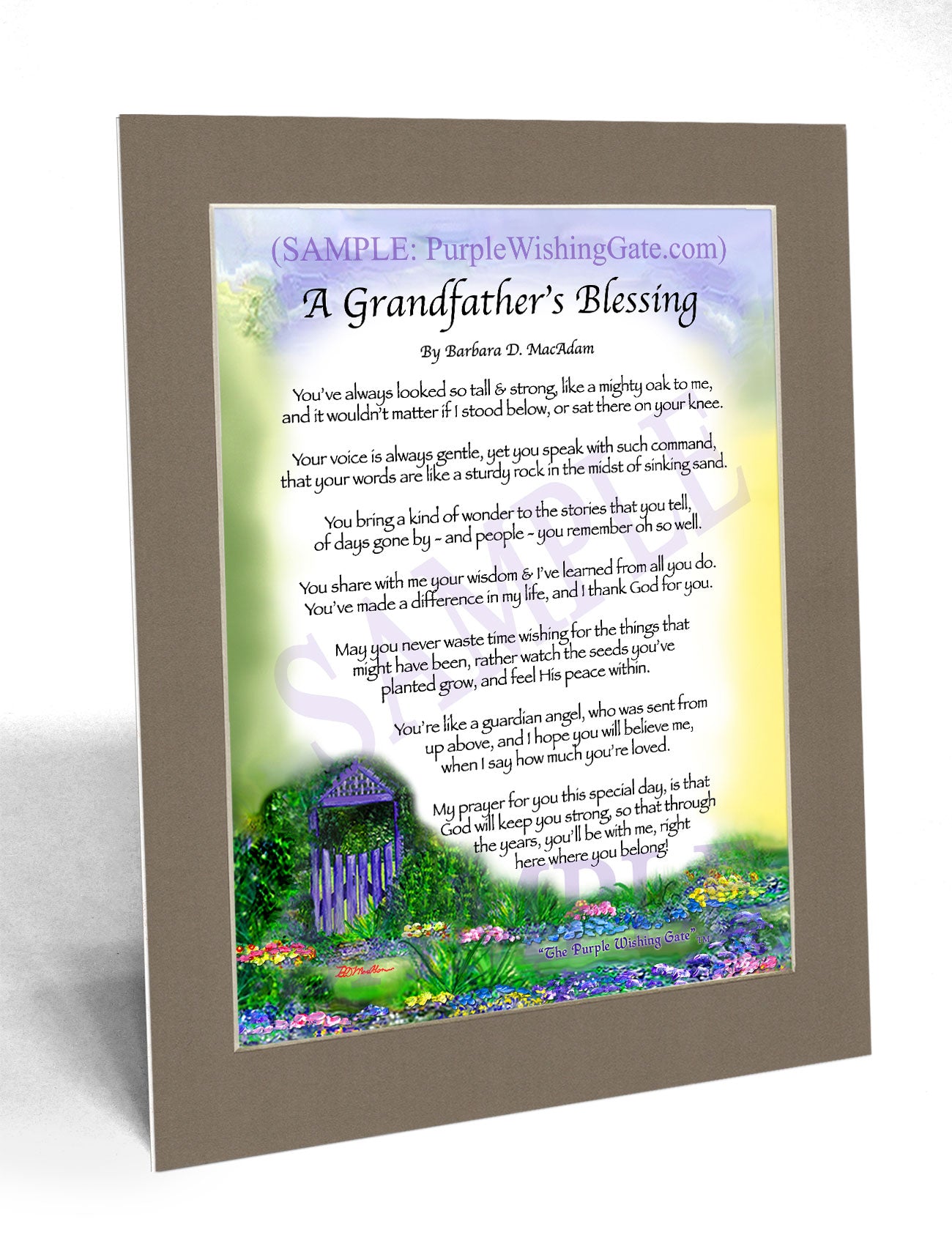 A Grandfather's Blessing - Grandfather's Gift - PurpleWishingGate.com
