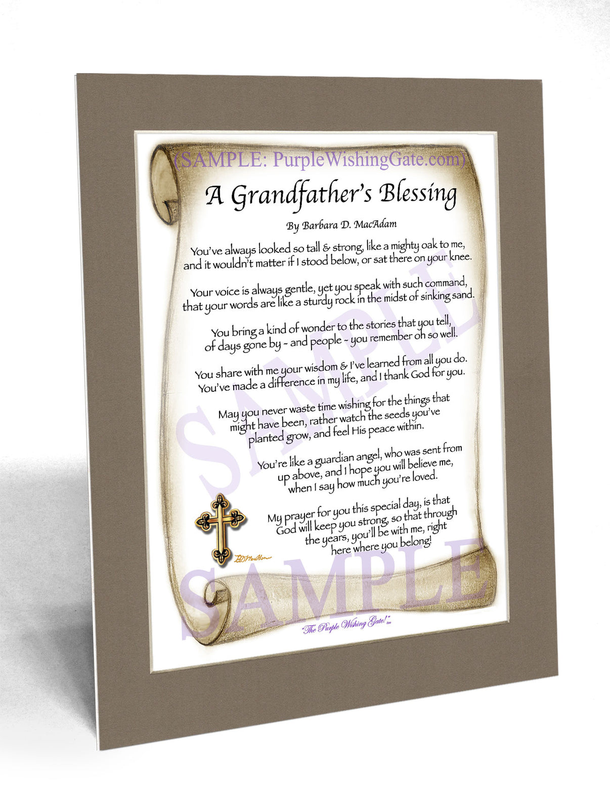 A Grandfather's Blessing - Grandfather's Gift - PurpleWishingGate.com