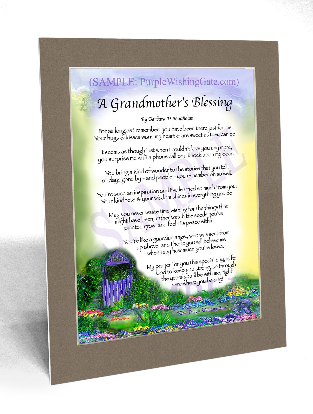 A Grandmother's Blessing - Gifts for Grandmother - PurpleWishingGate.com