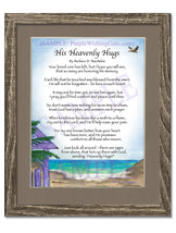 His Heavenly Hugs - Sympathy Gift - PurpleWishingGate.com
