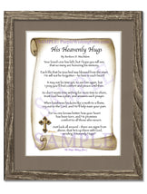 His Heavenly Hugs - Sympathy Gift - PurpleWishingGate.com