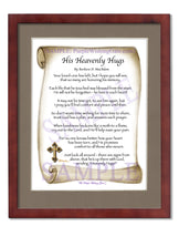 His Heavenly Hugs - Sympathy Gift - PurpleWishingGate.com