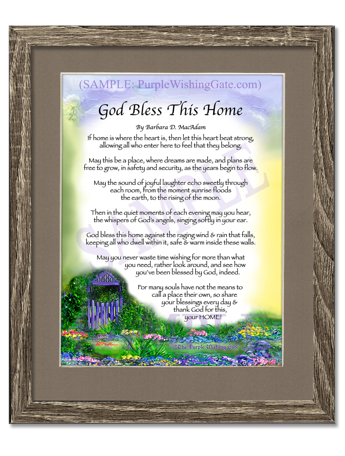 God Bless This Home - House Warming Gift - PurpleWishingGate.com