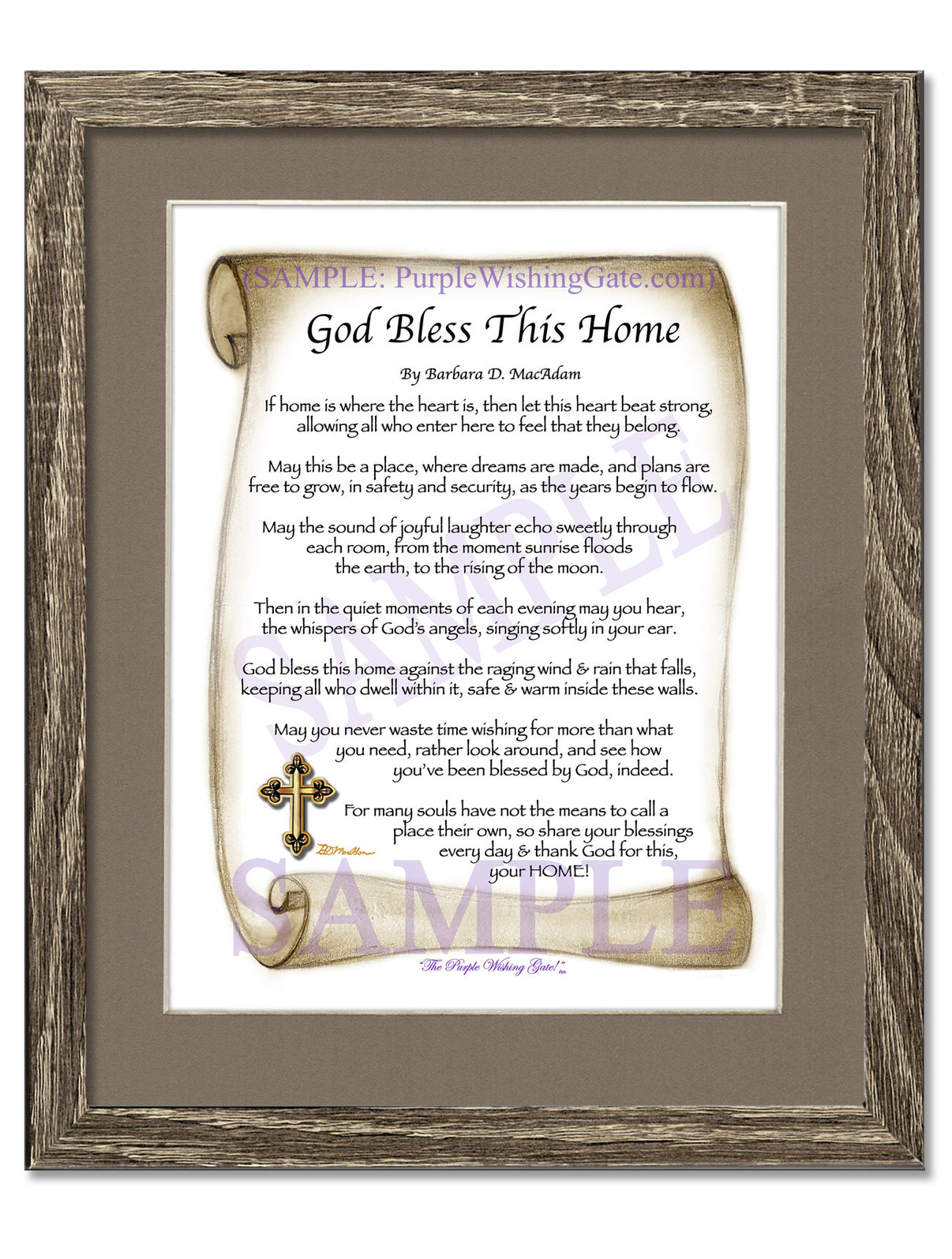 God Bless This Home - House Warming Gift - PurpleWishingGate.com