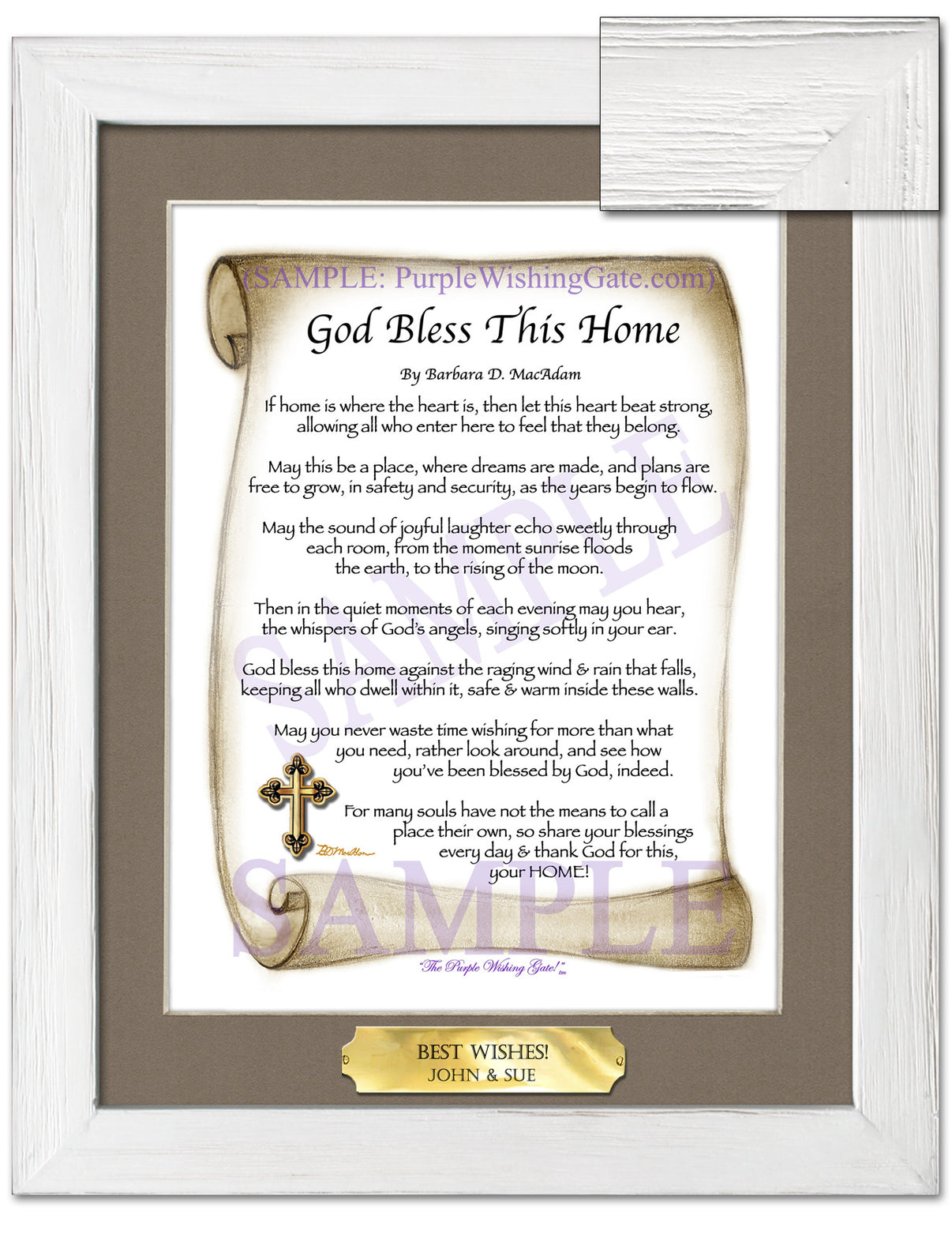God Bless This Home - House Warming Gift - PurpleWishingGate.com