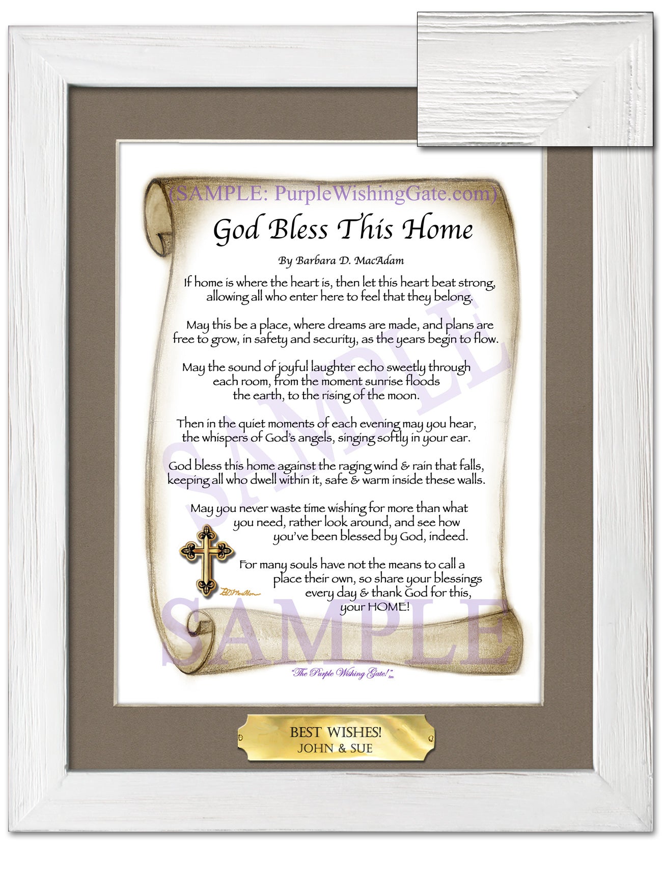 God Bless This Home - House Warming Gift - PurpleWishingGate.com