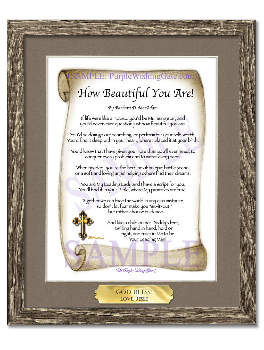 How Beautiful You Are! - Encouragement Gift - PurpleWishingGate.com