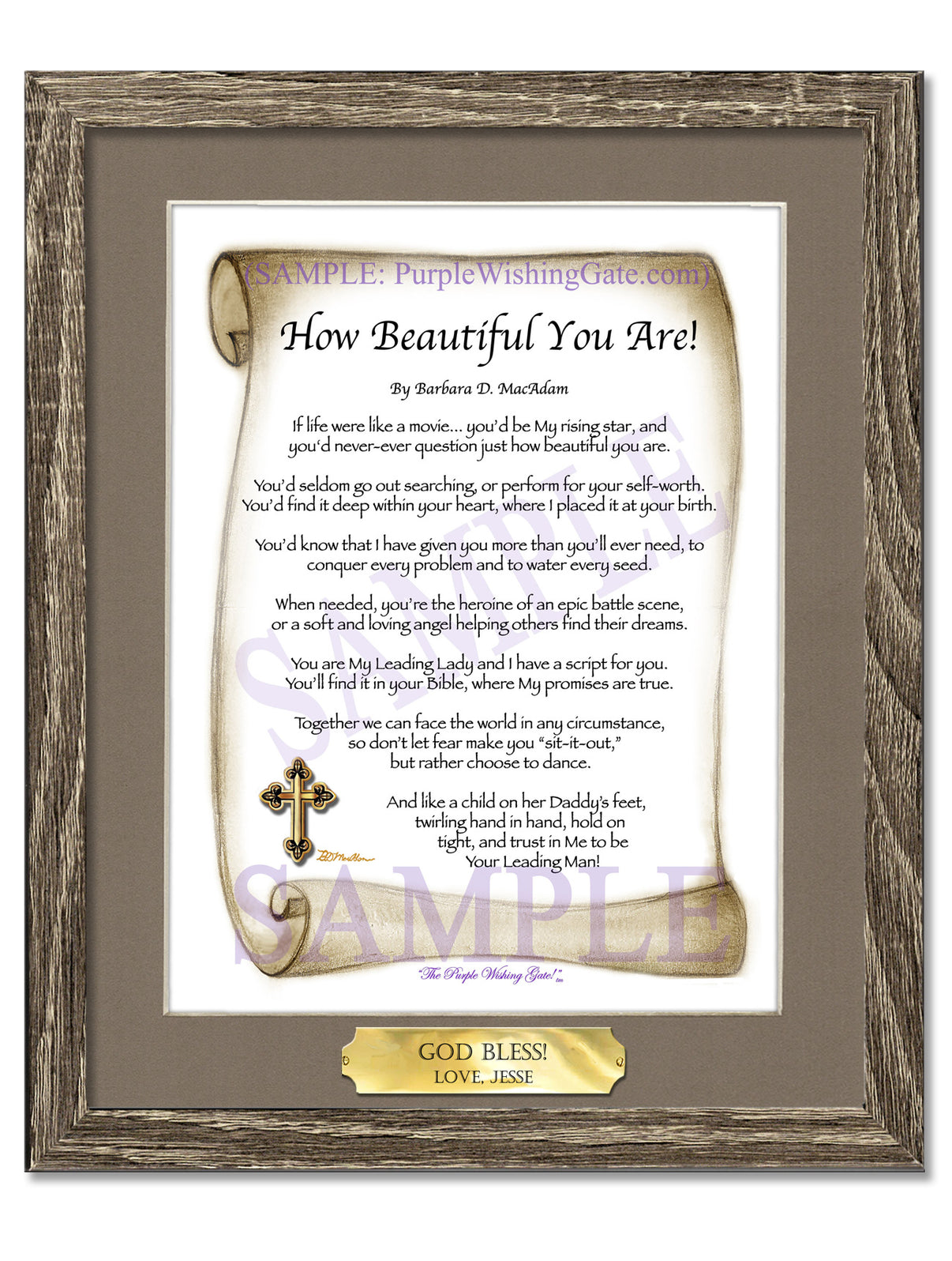 How Beautiful You Are! - Encouragement Gift - PurpleWishingGate.com