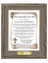 How Beautiful You Are! - Encouragement Gift - PurpleWishingGate.com