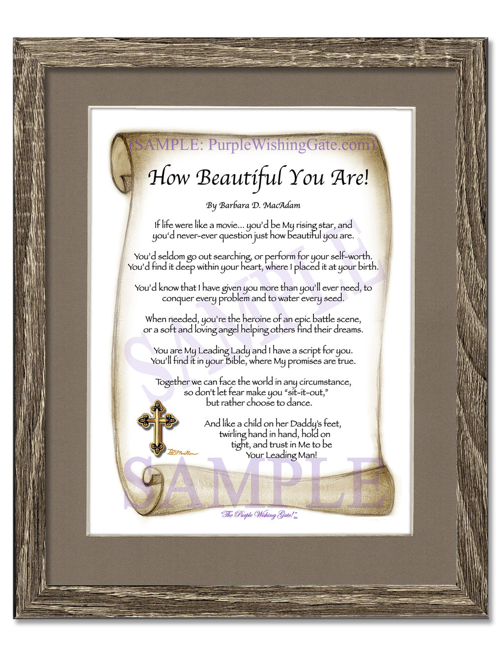 How Beautiful You Are! - Encouragement Gift - PurpleWishingGate.com