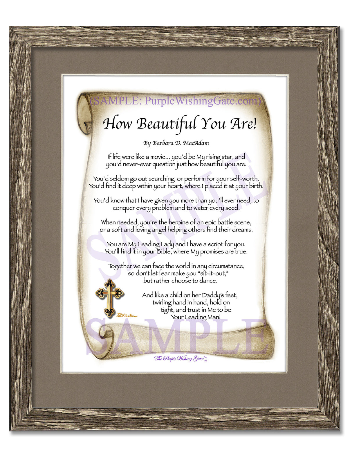 How Beautiful You Are! - Encouragement Gift - PurpleWishingGate.com