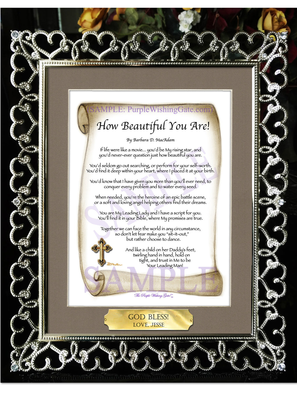 How Beautiful You Are! - Encouragement Gift - PurpleWishingGate.com