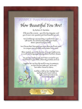 How Beautiful You Are! - Encouragement Gift - PurpleWishingGate.com