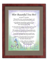 How Beautiful You Are! - Encouragement Gift - PurpleWishingGate.com