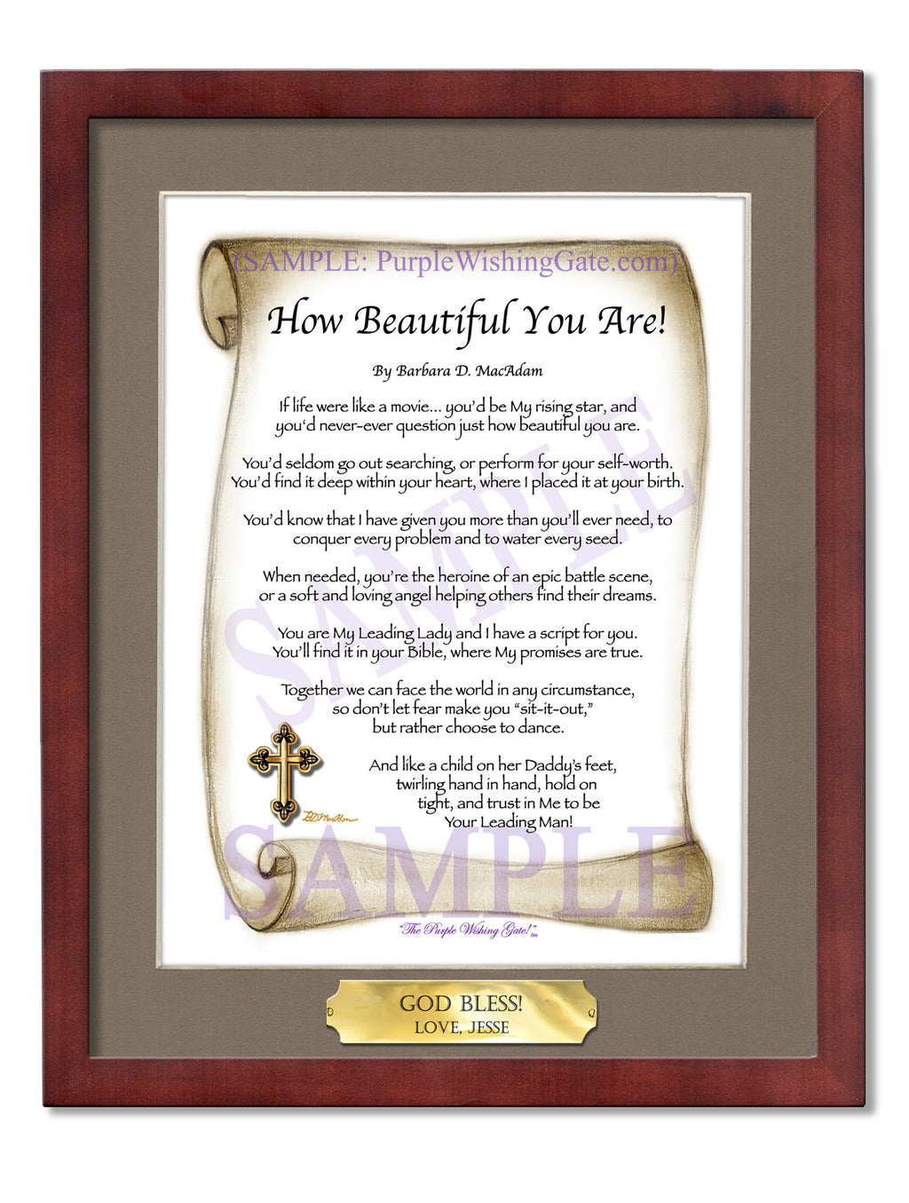 How Beautiful You Are! - Encouragement Gift - PurpleWishingGate.com