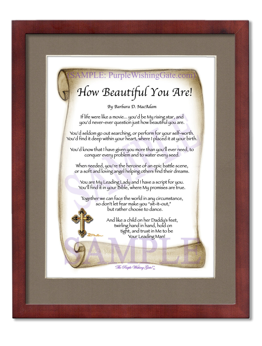 How Beautiful You Are! - Encouragement Gift - PurpleWishingGate.com