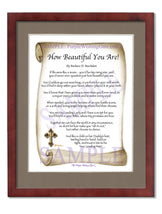 How Beautiful You Are! - Encouragement Gift - PurpleWishingGate.com