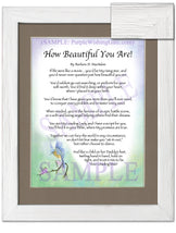 How Beautiful You Are! - Encouragement Gift - PurpleWishingGate.com