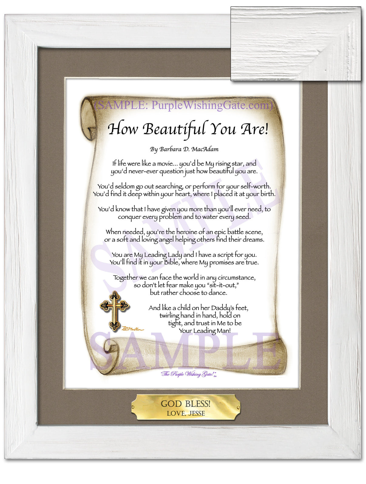 How Beautiful You Are! - Encouragement Gift - PurpleWishingGate.com