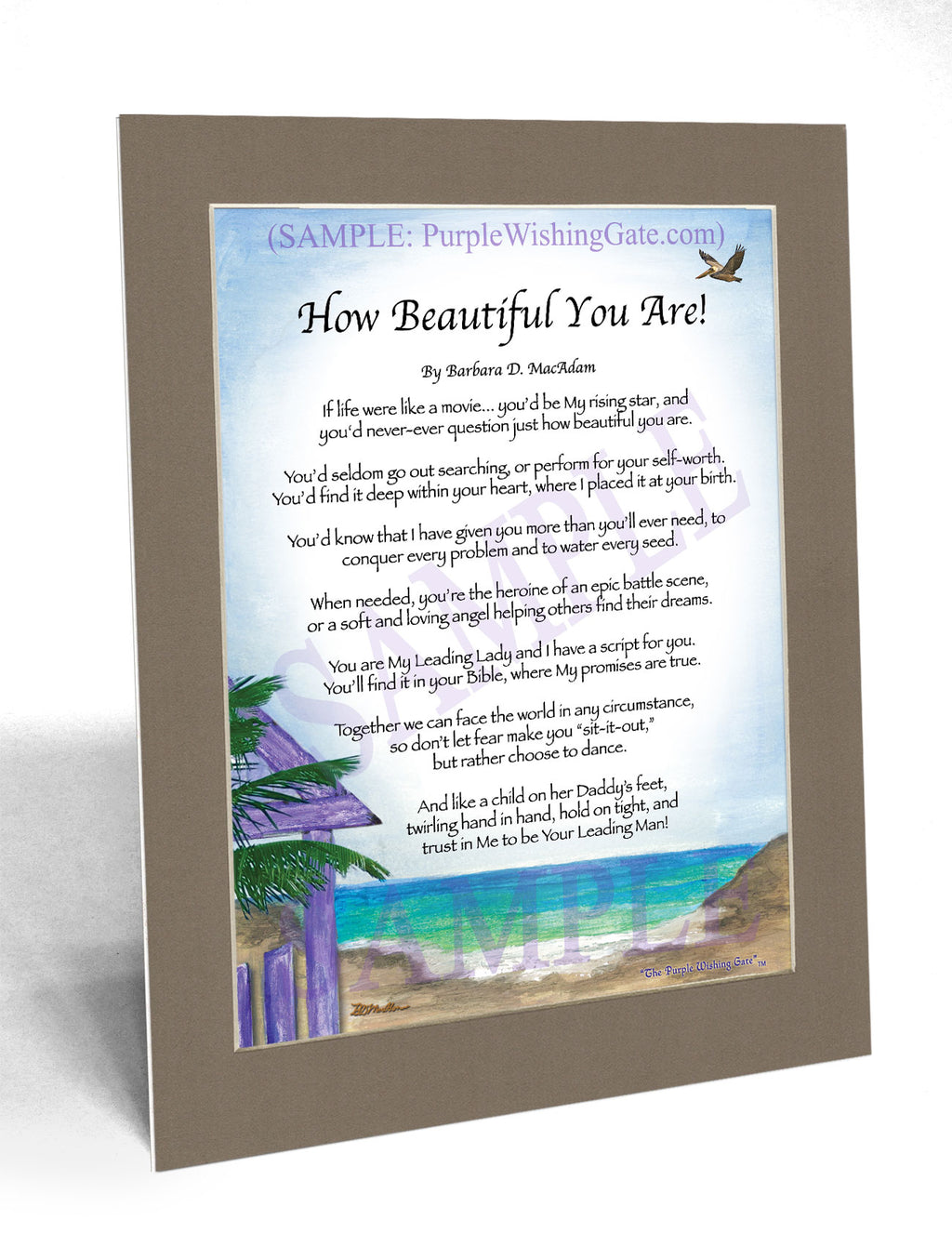 How Beautiful You Are! - Encouragement Gift - PurpleWishingGate.com