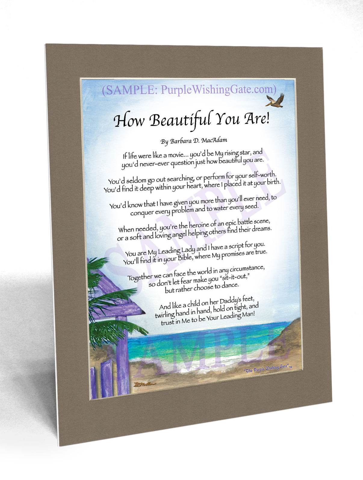 How Beautiful You Are! - Encouragement Gift - PurpleWishingGate.com