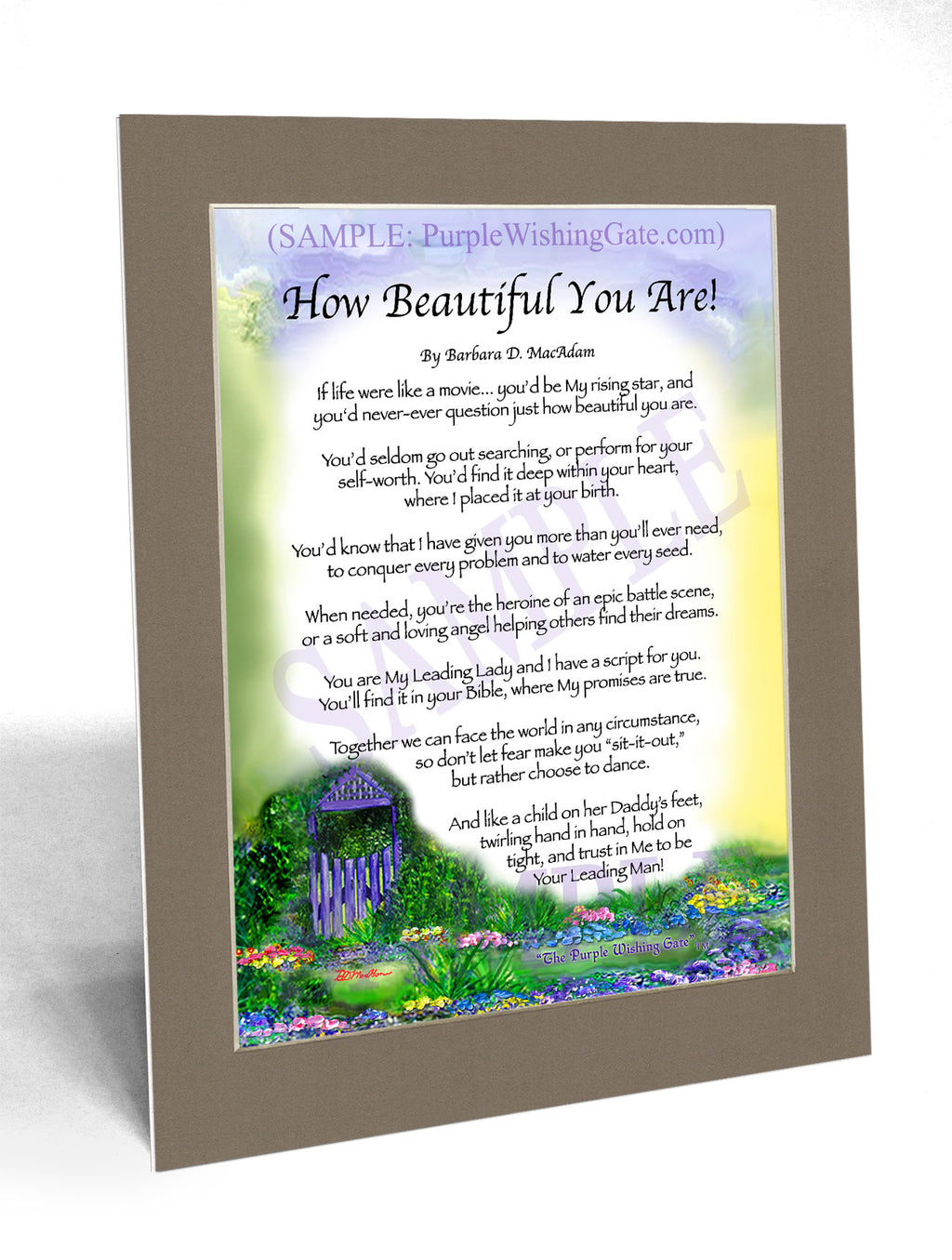 How Beautiful You Are! - Encouragement Gift - PurpleWishingGate.com