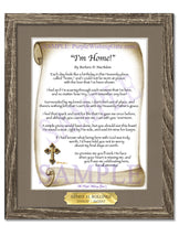 "I'm Home!" - Memorial Gift - PurpleWishingGate.com