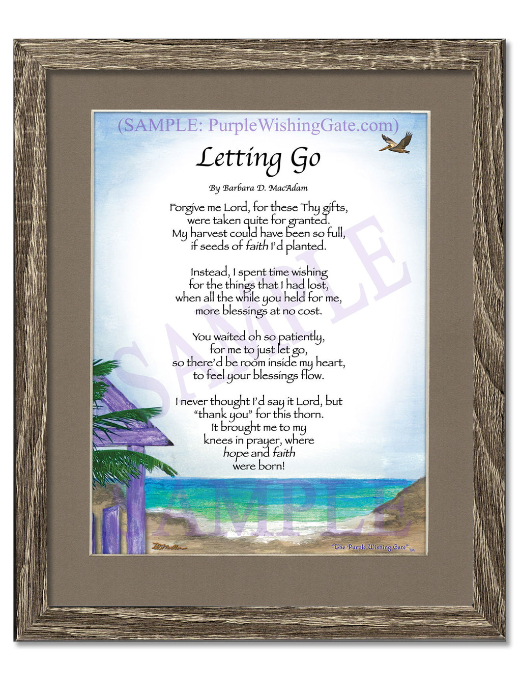 Letting Go: Paradise Cove / 8x10 / 8x10 Birchwood

