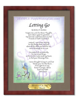 Letting Go - Encouragement Gift - PurpleWishingGate.com