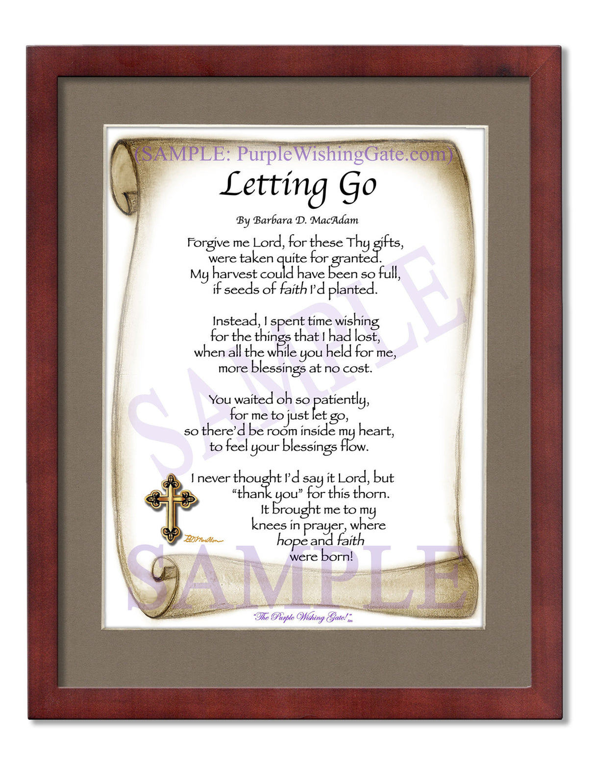 Letting Go - Encouragement Gift - PurpleWishingGate.com