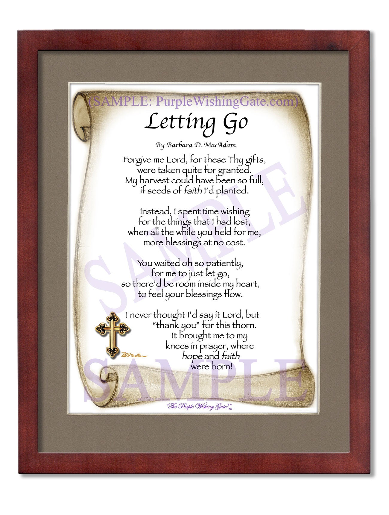 Letting Go - Encouragement Gift - PurpleWishingGate.com