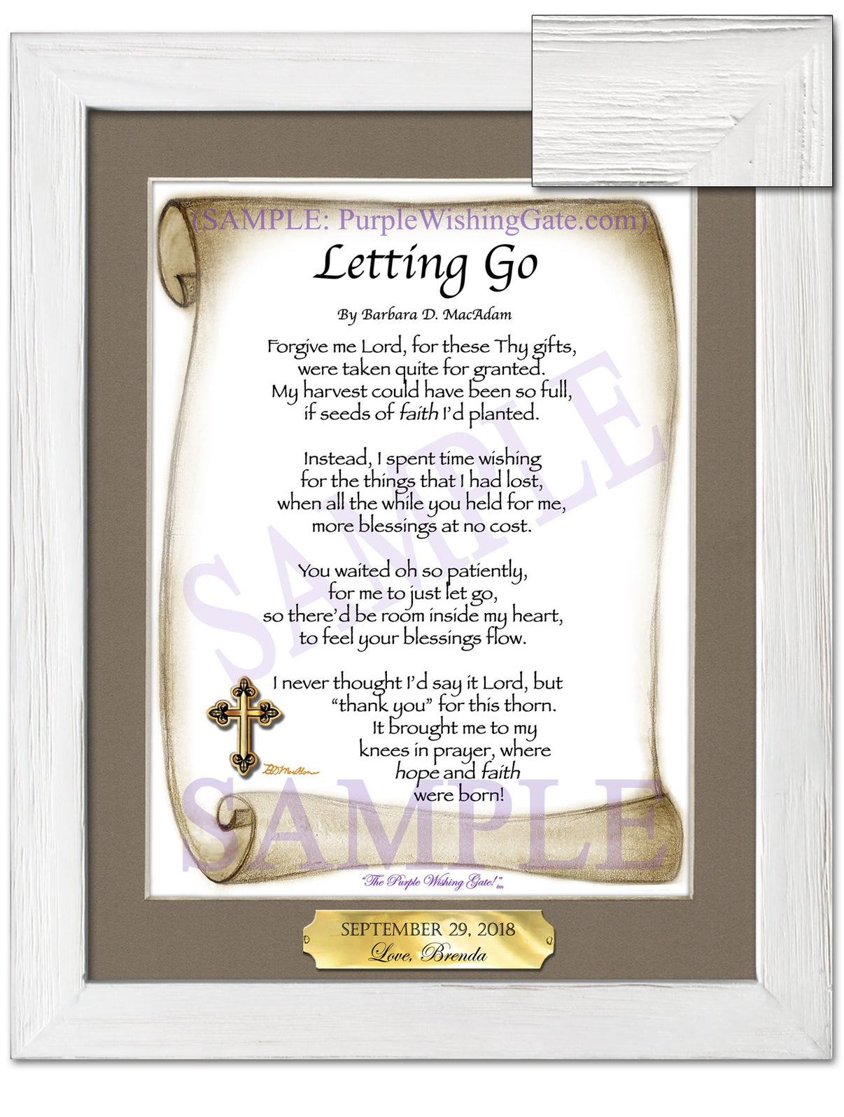 Letting Go - Encouragement Gift - PurpleWishingGate.com