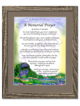 A Memorial Prayer - Memorial Gift - PurpleWishingGate.com