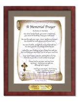 A Memorial Prayer - Memorial Gift - PurpleWishingGate.com