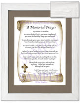 A Memorial Prayer - Memorial Gift - PurpleWishingGate.com