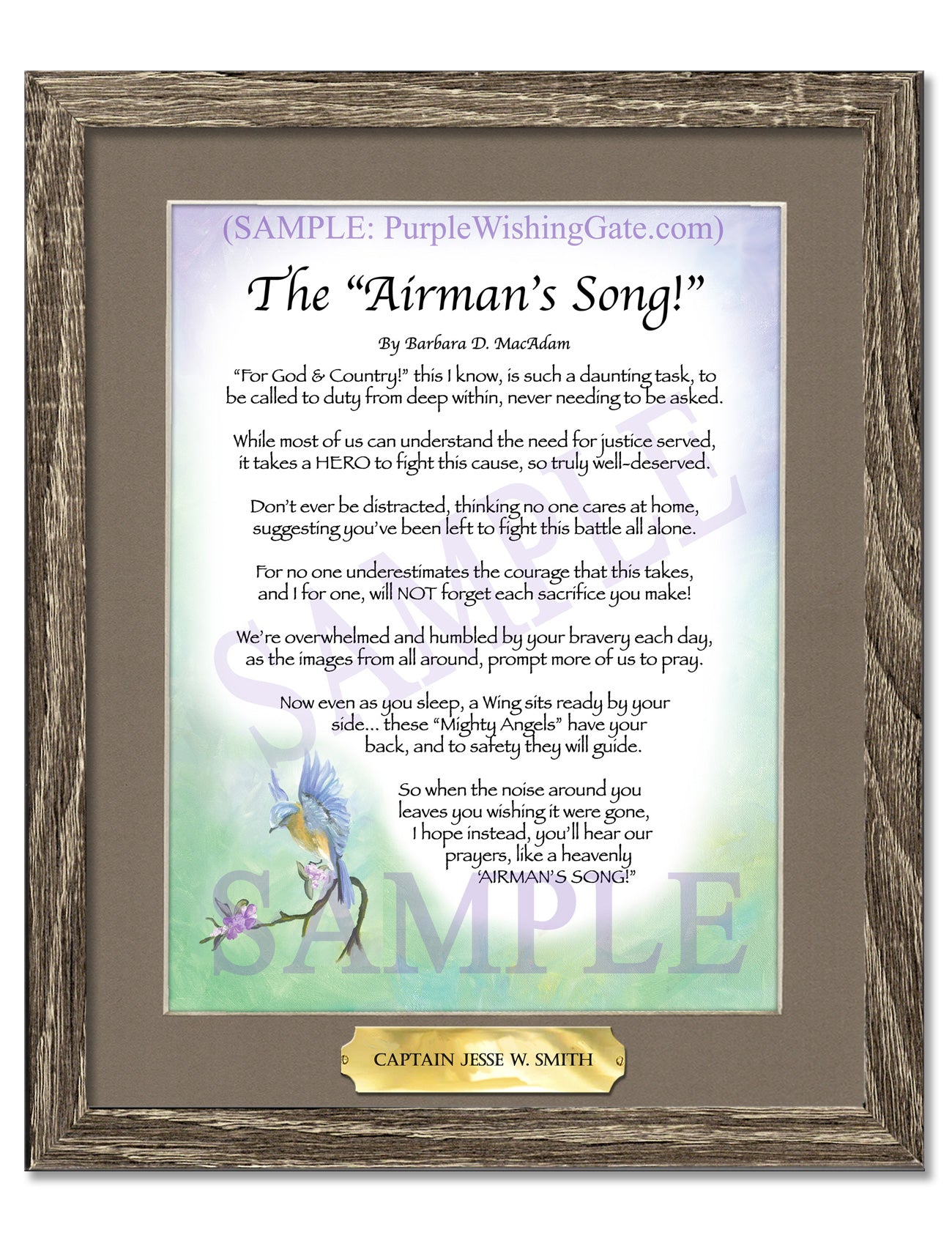 The Airman's Song! - Military Gift - PurpleWishingGate.com