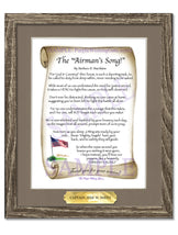 The Airman's Song! - Military Gift - PurpleWishingGate.com