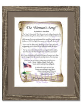 The Airman's Song! - Military Gift - PurpleWishingGate.com