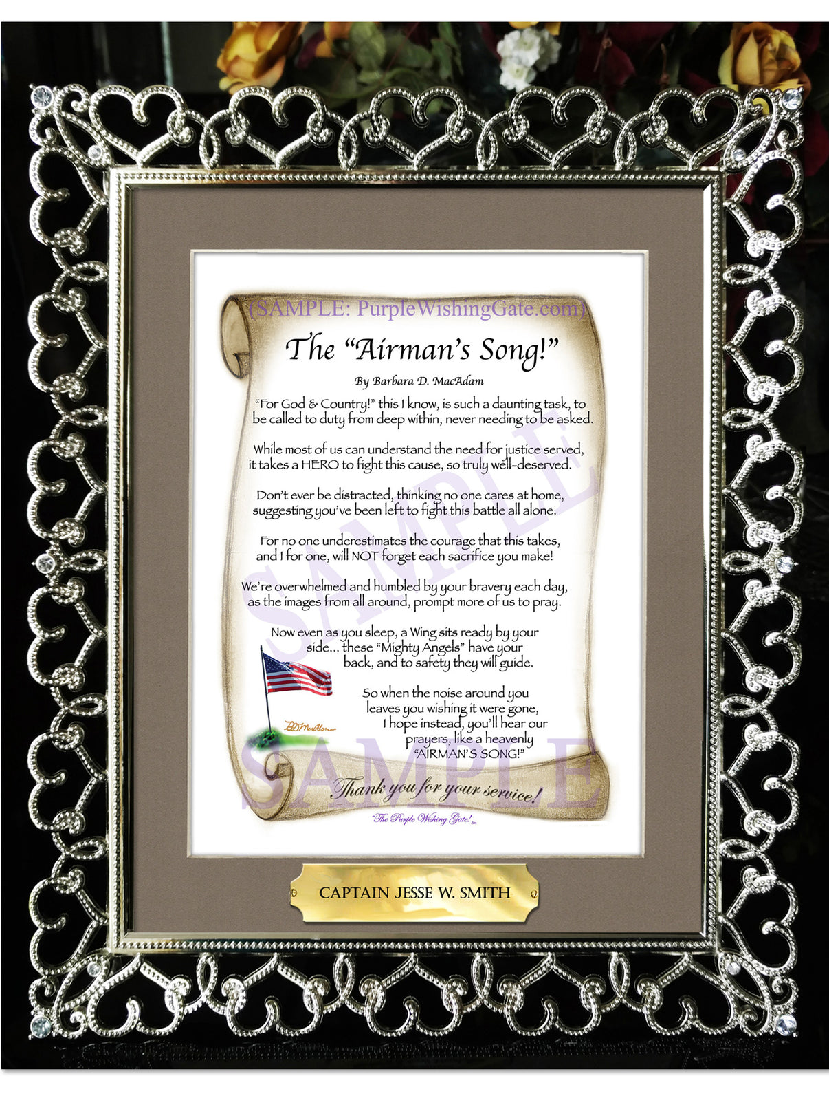 The Airman's Song! - Military Gift - PurpleWishingGate.com