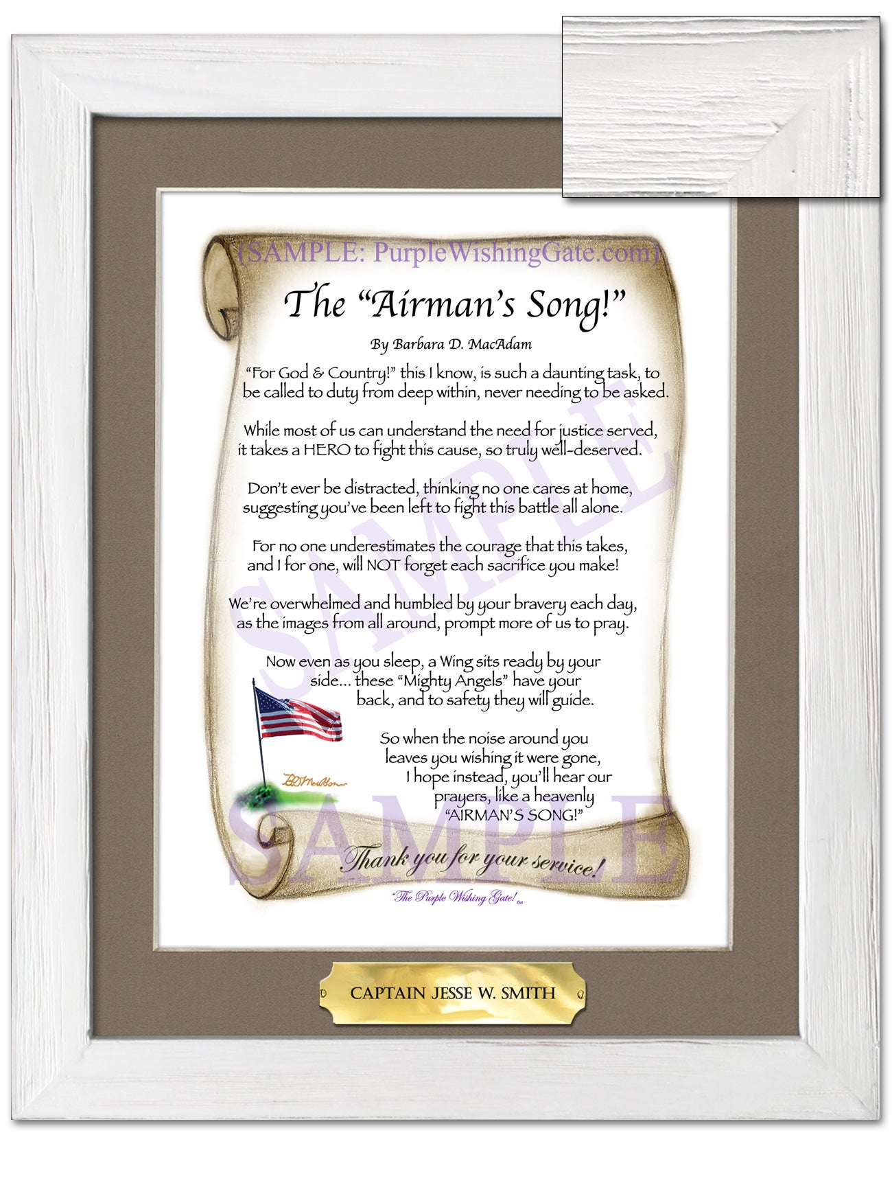 The Airman's Song! - Military Gift - PurpleWishingGate.com