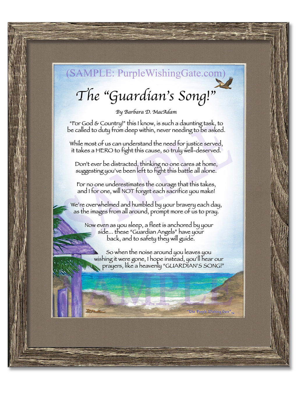 The Guardian's Song! - Military Gift - PurpleWishingGate.com