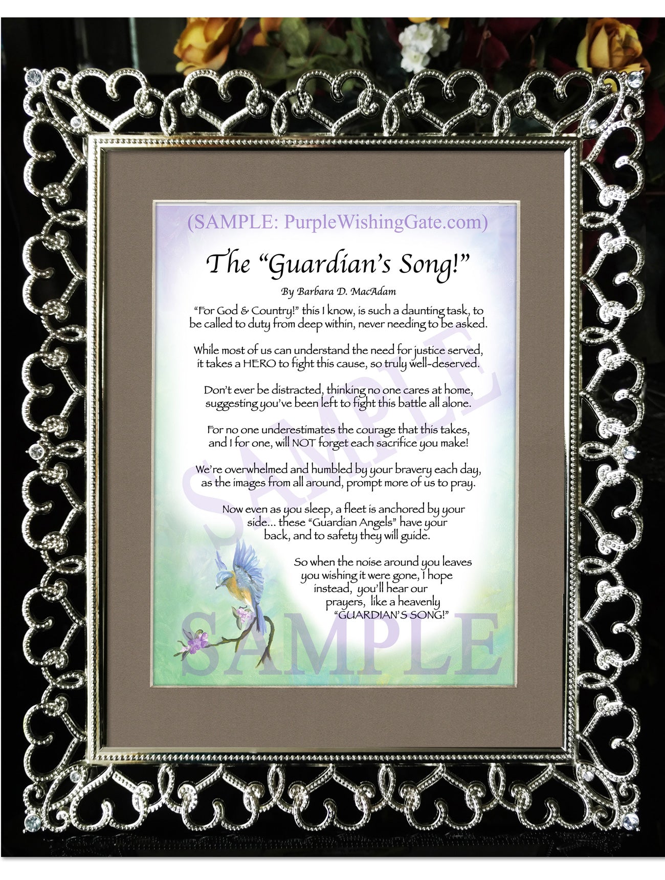 The Guardian's Song! - Military Gift - PurpleWishingGate.com