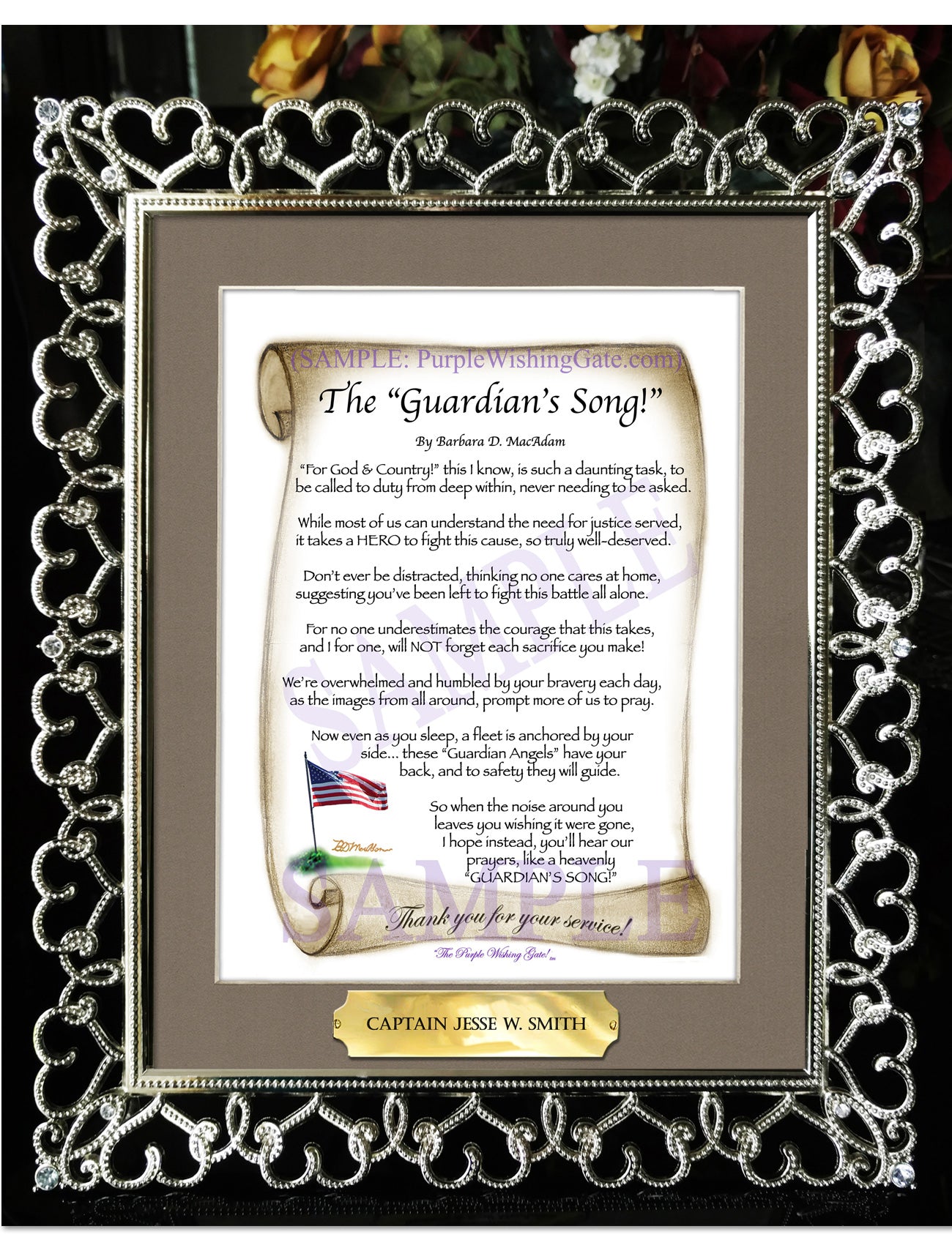 The Guardian's Song! - Military Gift - PurpleWishingGate.com