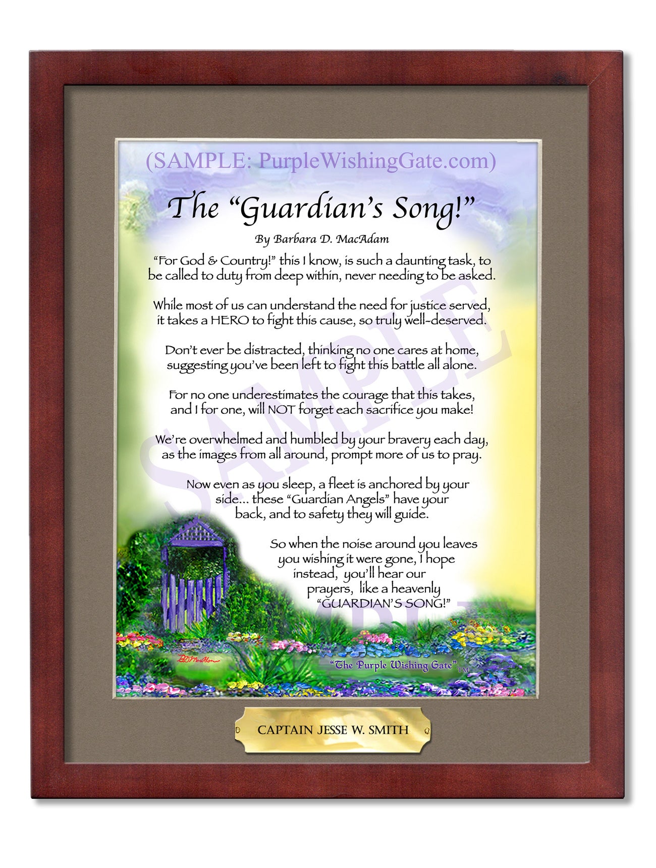 The Guardian's Song! - Military Gift - PurpleWishingGate.com