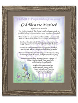 God Bless the Marines! - Military Gift - PurpleWishingGate.com