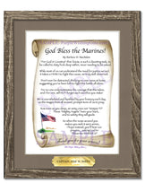 God Bless the Marines! - Military Gift - PurpleWishingGate.com