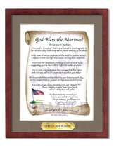 God Bless the Marines! - Military Gift - PurpleWishingGate.com