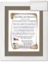 God Bless the Marines! - Military Gift - PurpleWishingGate.com